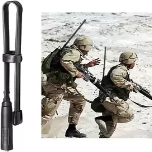 Dual Band Foldable CS Tactical SMA Ham Radio Antenna For Baofeng BF-F8HP UV-5R U