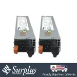 Lot of 2 Dell 500W PSU 1U Redundant Power Supply for PowerEdge R410 R415 Servers