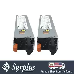 Lot of 2 Dell 500W PSU 1U Redundant Power Supply for PowerEdge R410 R415 Servers