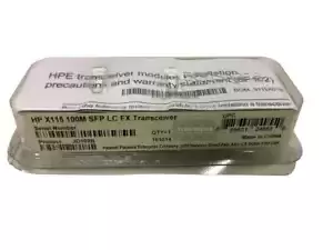 JD102B I Genuine Open Box HPE X115 100M SFP LC FX Transceiver