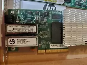 HP NC523SFP DUAL PORT 10Gb SERVER ADAPTER 593715-001 QLE3242