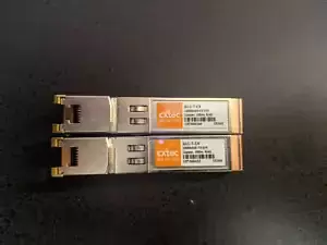 Lot of 2x Cisco Compatible GLC-T 1000base-T SFP Transceiver Modules