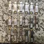Mixed Lot 17 Cisco DS-SFP-FC8G-SW GLC-T Transceiver Module FOR PARTS #14