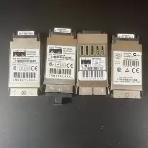 LOT of 4 CISCO WS-G5486 (30-0703) 1000Base-LX Fiber Transceiver