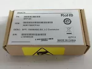 JW088A I Genuine Brand New HPE Aruba 1000BASE-SX LC Conn SFP XCVR Transceiver