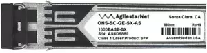 For Cisco ONS-SC-GE-SX-AS 1000BASE-SX SFP-SX 850nm LC MMF