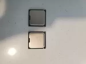 Two Intel Xeon x5450 CPU's 