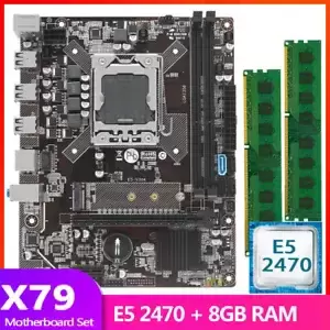 X79 Motherboard LGA 1356 Socket with Intel Xeon E5 2470 CPU and 8GB DDR3 ECC RAM