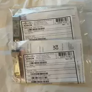 Cisco SFP-10G-SR= 10GBASE-SR SFP+Transceiver Module(lot Of 2), New