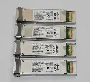 Lot of 4 - Cisco | ONS-XC-10G-EP48.5 | 9.95GBPS - 11.3GBBPS DWDM Transceiver