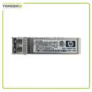 LOT OF 10 AJ716A HP 8Gb Short Wave Fibre Channel SFP+ Transceiver AJ716-63001
