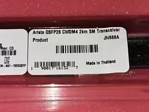 NEW Original HP/HPE 100Gb JH888A 100GBase-CWDM4 QSFP28 2km 1310nm QSFP+ Ethernet