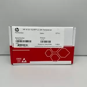 NEW F/S HP JD118B X120 1G SFP LC SX TRANSCEIVER