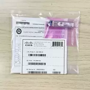 Cisco w/ Green Hologram GLC-BX-U 1000BASE-BX-U BiDi SFP Transceiver Module