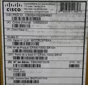 CISCO CPAK-100G-SR10 LOT OF 2 Transceiver 100Gbps Fiber Optical Module GENUINE