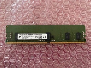 Micron 8GB 1Rx8 RDIMM DDR4-3200 MHz PC4-25600 MTA9ASF1G72PZ-3G2J3UI