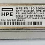 HPE SFP 10GB SR Transceiver 180-200041 657884-001 5697-1338 FTLX8574D3BCL-H2