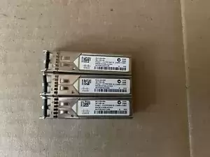 LOT OF 3 SFP+ CISCO GLC-SX-MM COM 30-1301-04 1000BASE-SX TRANSCEIVER MOD J4-7(8)