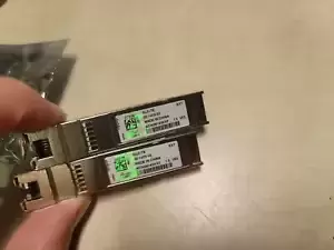 Lot of 2 Genuine CISCO GLC-TE 30-1475-03 GBIC 1000BASE-T RJ-45 SFP+ Transceiver