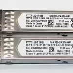 Lot of 2 - HPE | JD119B | MXPD-243S-HP | X120 1G SFP LC LX Transceiver Module