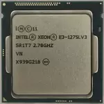 Intel Xeon E3-1275L V3 OEM 2.7GHz LGA 1150 SR1T7 4-Core 8M 45W CPU Processor