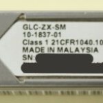 CISCO GLC-ZX-SM 1000Base-ZX 1550nm 80km SFP Transceiver module10-1837-01