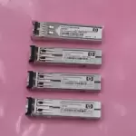 Lot of 4 HP ProCurve J4858C Mini-GBIC Gigabit SFP 850nm Transceiver 1G SX