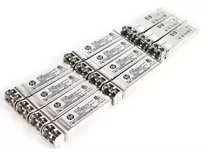 Lot of 11 - HP AJ716B 8GBase-SR 850nm SFP+ Optic Transceiver Module