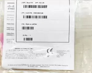 Cisco SFP-10G-ZR 10GBASE-ER SFP+, 1550nm, 80km, LC, SMF