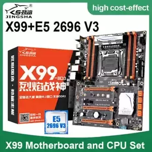 JINGSHA Intel X99 Motherboard Set LGA 2011-3 With E5 2696 V3 CPU SATA3.0 USB3.0