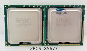 2PCS Intel Xeon X5677 SLBV9 3.46GHz Quad Core 12M LGA-1366 Server CPU Processor