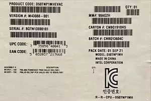 Intel D50TNP1MHEVAC D50TNP1MH Compute Module NEW DAMAGED BOX