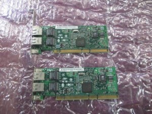 lot of 2 Intel High Profile & Low Profile Pro/1000 MT Dual Port Server Adapter