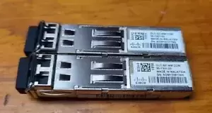 Lot Of 2 Original Cisco GLC-SX-MM SFP Transceiver Module 1G Ethernet Optic 850nm