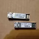 LOT OF 2 GENUINE CISCO SFP-10G-SR V03 SFP+ GBIC TRANSCEIVER MODULE H3-4(8)