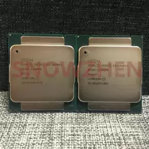 Matching pair Intel Xeon E5-2620V3 CPU 6-Core 2.4GHz SR207 LGA 2011-3 Processor