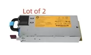 Lot of 2 HP 643955-201 750W Power Supply HSTNS-PL29 656363-B21 660183-001