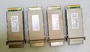 Lot of 4 Cisco 21-CFR 1040 10 X2-10GB-LX4 Transceiver Module