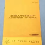 Original Heathkit HP-23 Power Supply Assembly Manual for SSB Transceivers