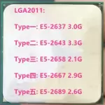 Intel Xeon E5-2637 E5-2643 E5-2658 E5-2667 E5-2689 LGA2011 CPU