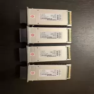 Lot of 4 Cisco X2-10GB-SR 10-2205-06 Transceiver Modules