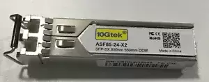 10Gtek ASF85-24-X2 Cisco Compatible Gigabit SFP Transceiver Module