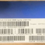 Intel BX80646E31241V3 SR1R4 Xeon Processor E3-1241 v3 8M Cache, 3.50 GHz NEW