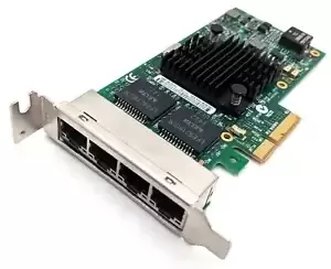 Intel I350-T4 PCIe 4-Port 1Gb/s NIC Ethernet Server Adapter I350T4BLK G15138-001