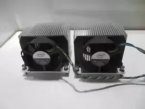 lot of 2 Intel ORIGINAL E47199-001 2U server Cooling fan & heatsink