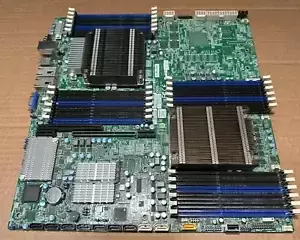 SuperMicro X9DRD-iT+ Server Motherboard w/2x Heatsinks LGA(E5-2600 V1/V2 family)