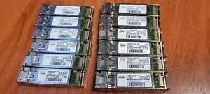 LOT OF 12 Cisco DS-SFP-FC8G-SW v01 SFP+ transceivers 10-2418-01 Fiber Channel