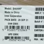 Intel D40AMP1SB Server Board Dual Socke NEW OPEN BOX COMES WITH ACCESSORIES