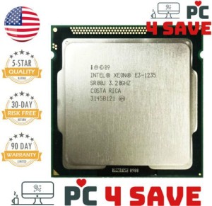Intel Xeon E3-1235 SR00J 3.20GHz 8MB 4-Core LGA 1155 Workstation Desktop CPU P4S