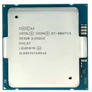 SR228 Intel Xeon Processor E7-8867 v3 45M Cache, 2.50 GHz